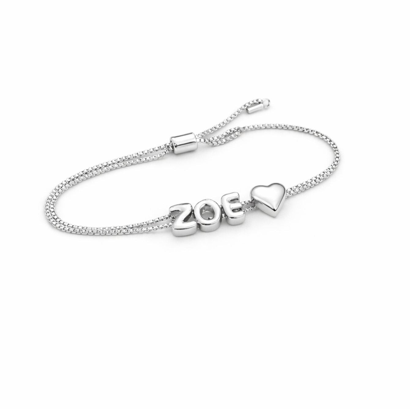 Custom Bubble Letter Bracelet