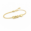Custom Bubble Letter Bracelet